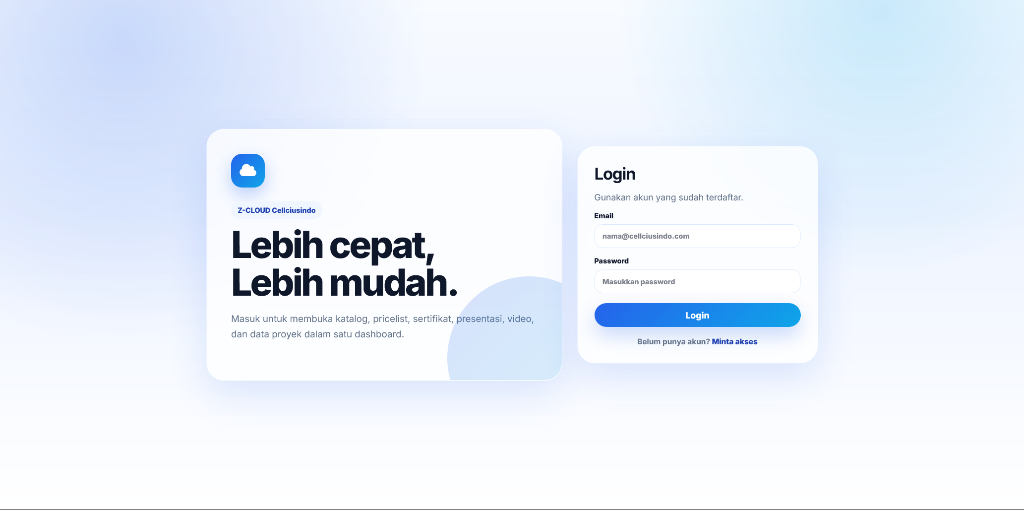 Screenshot 1 Web App Cloud