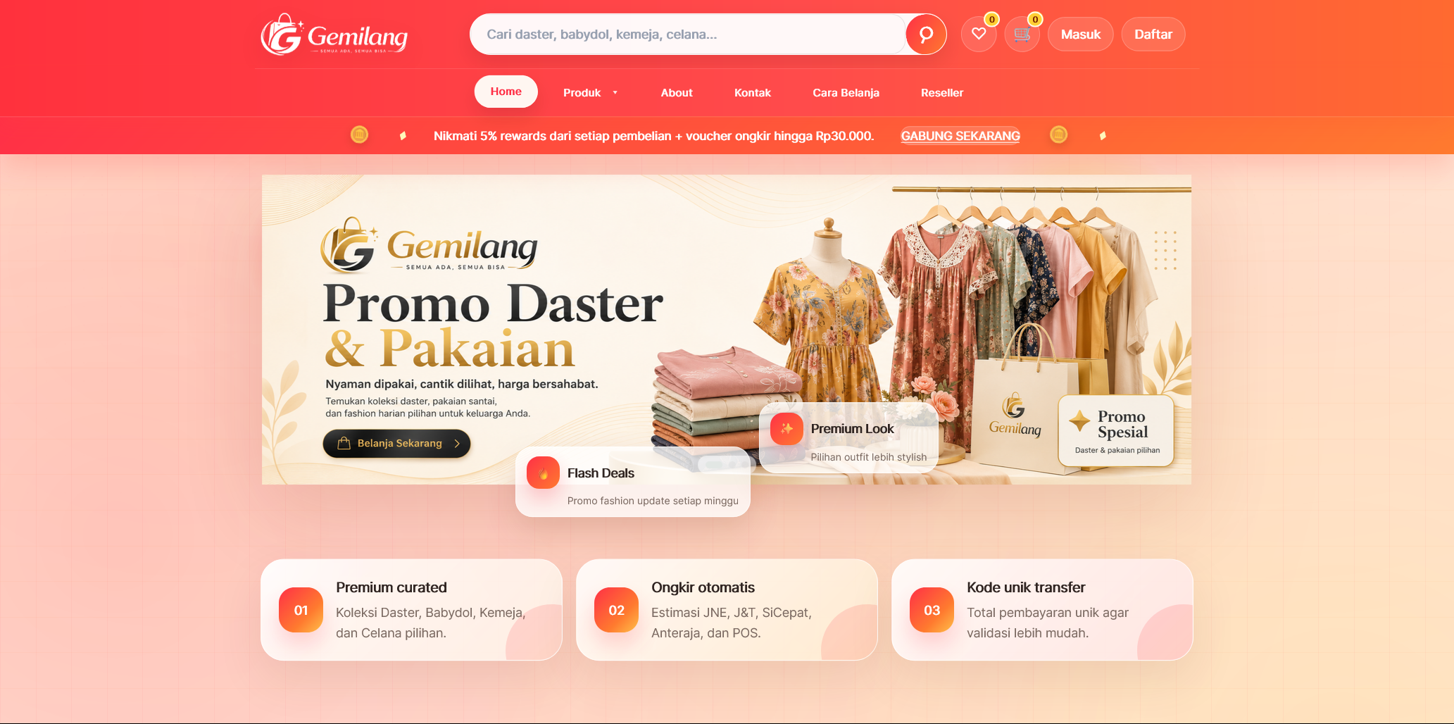 Preview Gemilang store
