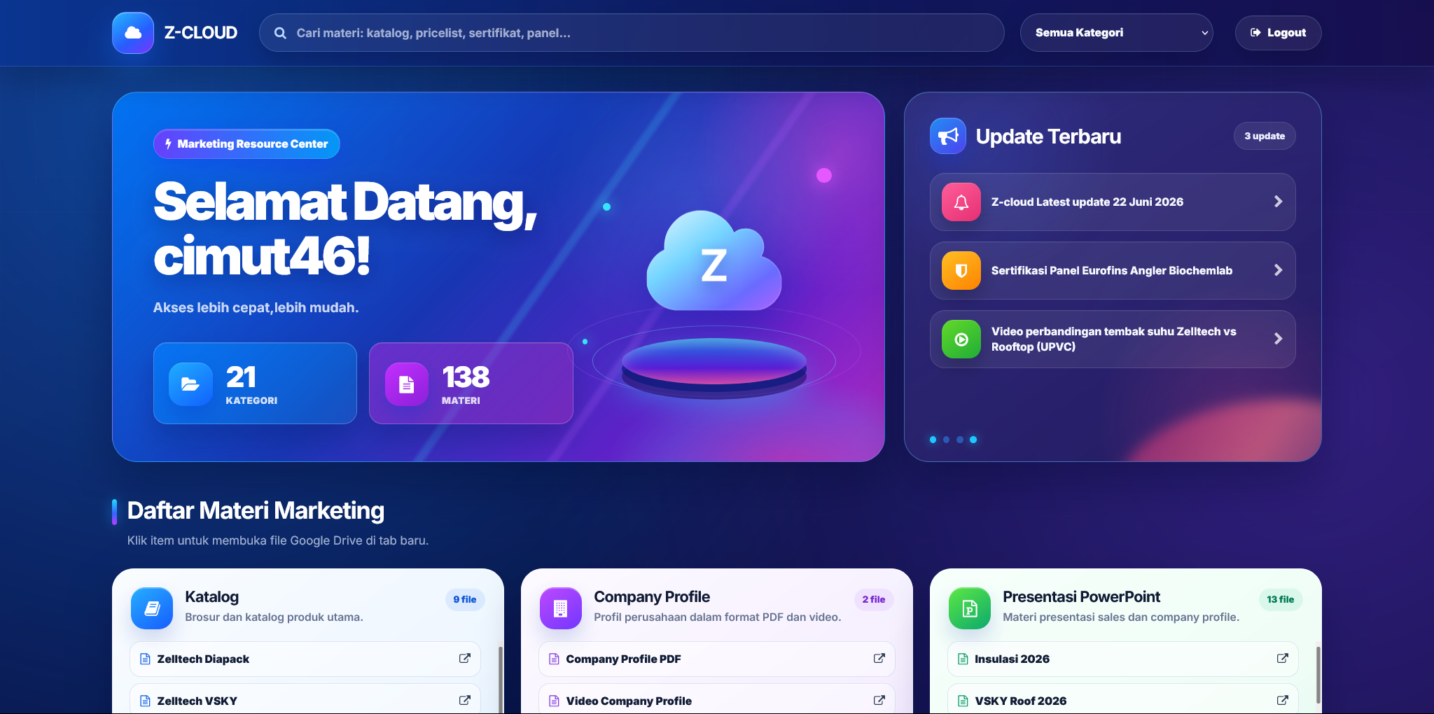 Screenshot 2 Web App Cloud