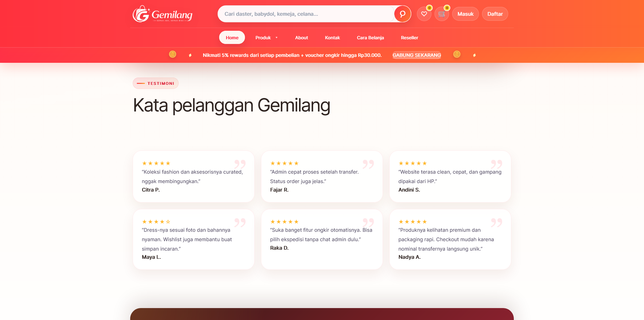 Screenshot 5 Gemilang store