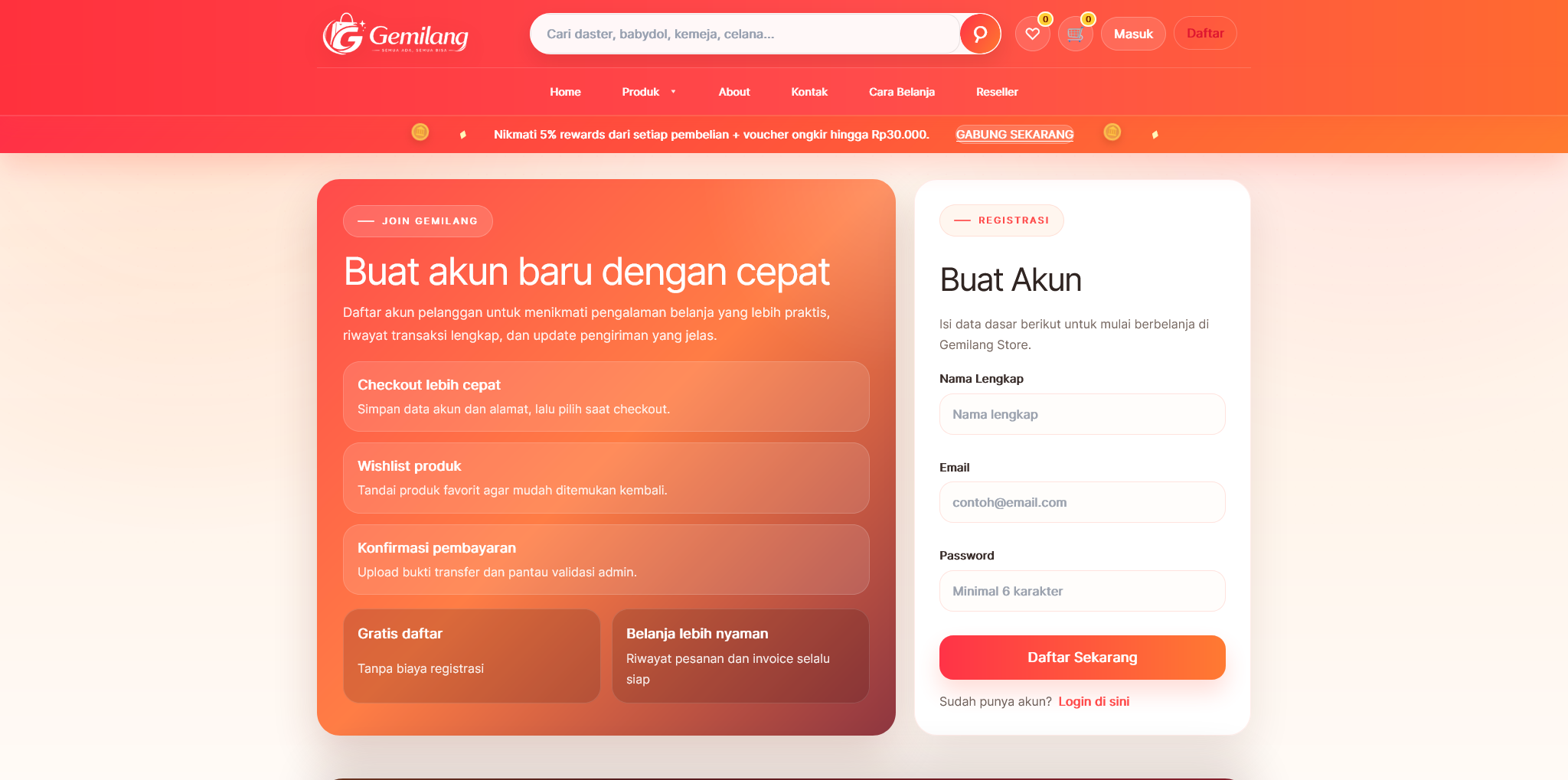 Screenshot 8 Gemilang store